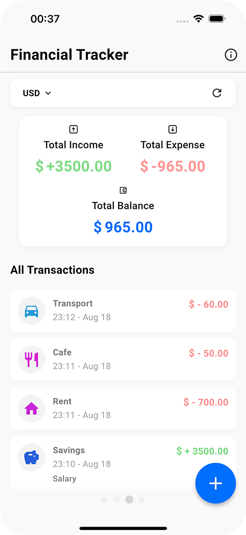 Financial Tracker 3